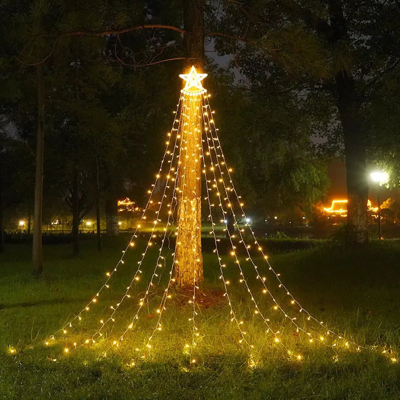 Christmas Waterfall Lights