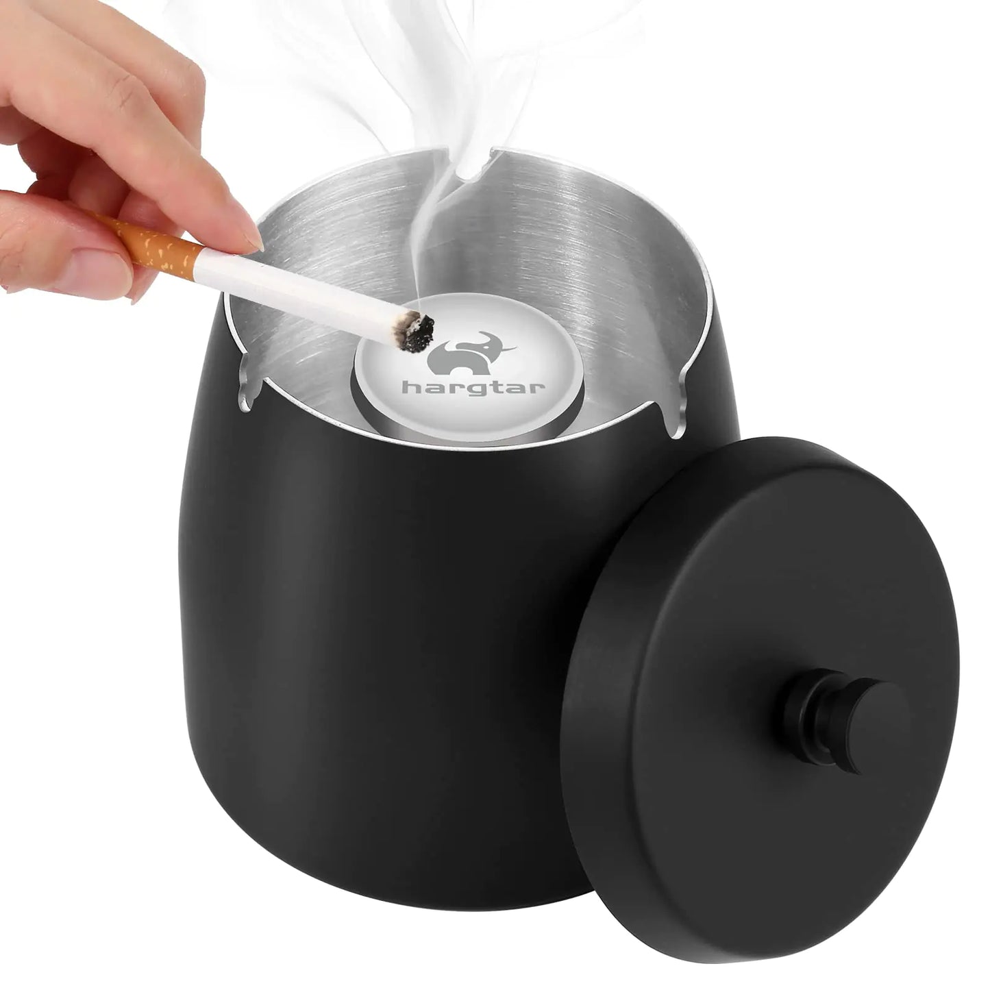 Outdoor Ashtray with Lid