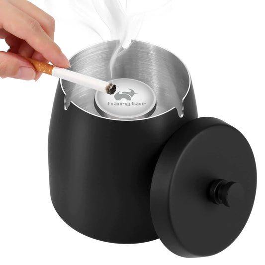 Outdoor Ashtray with Lid