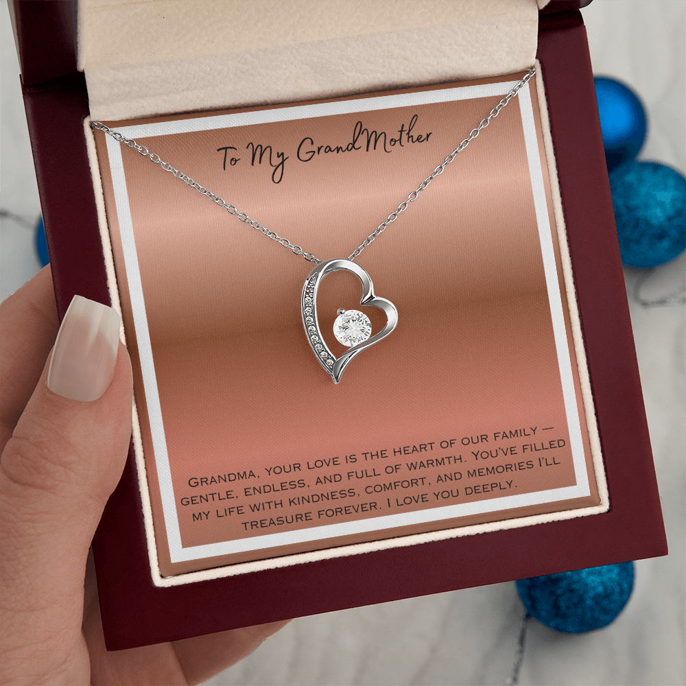 To My Grandmother Forever Love Necklace