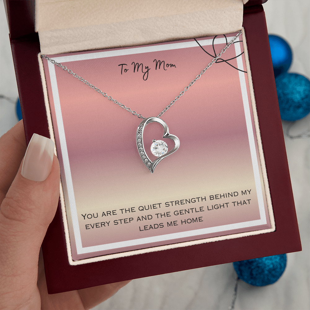 To My Mom Forever Love Necklace