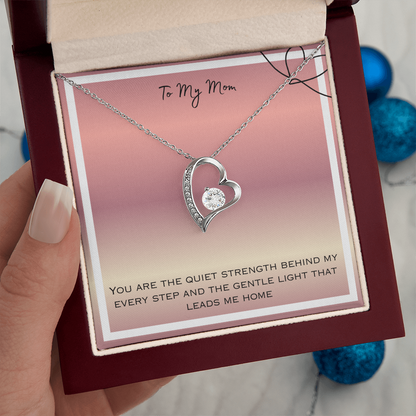 To My Mom Forever Love Necklace