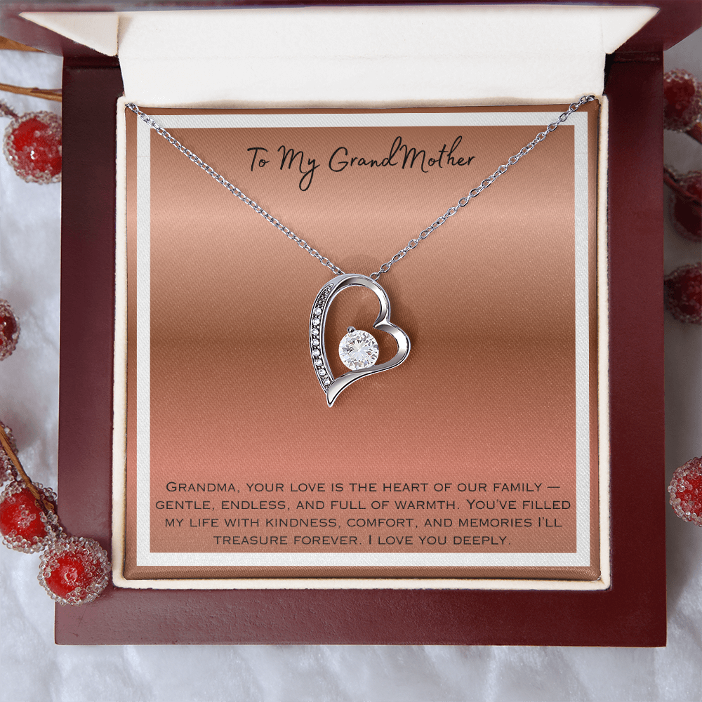 To My Grandmother Forever Love Necklace