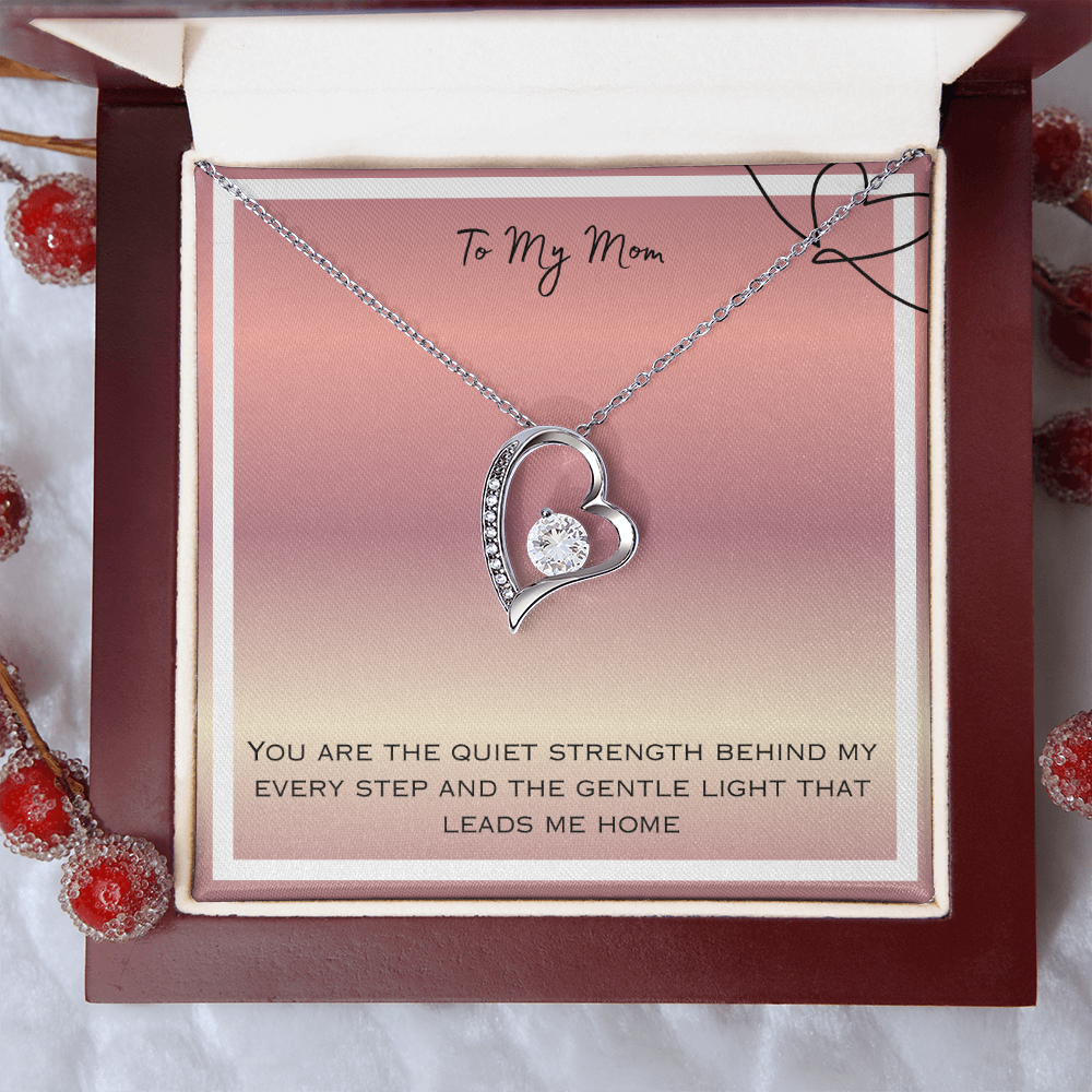 To My Mom Forever Love Necklace