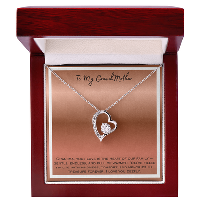 To My Grandmother Forever Love Necklace