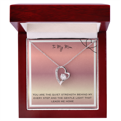 To My Mom Forever Love Necklace