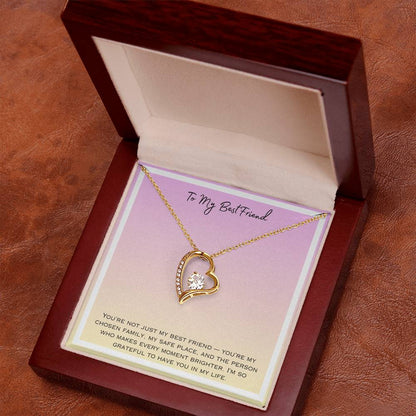 To My Bestfriend Forever Love Necklace