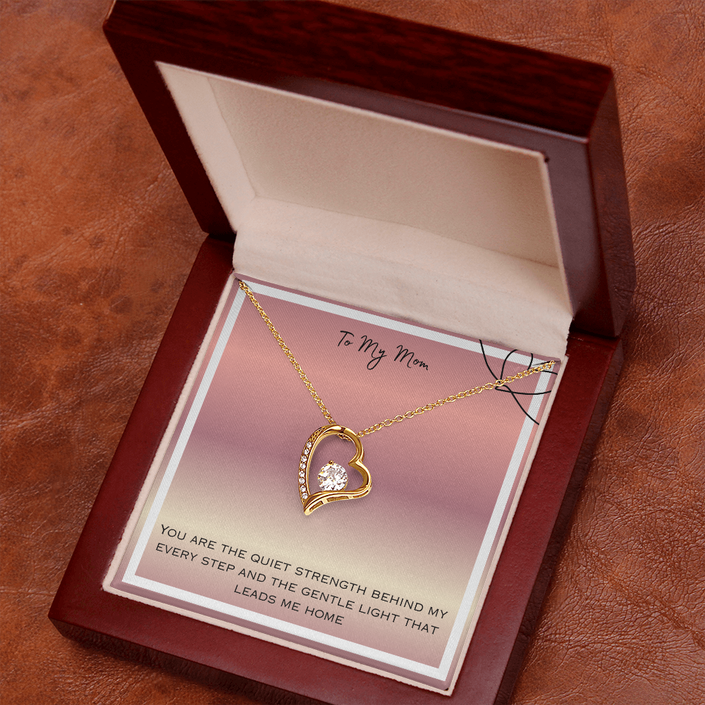 To My Mom Forever Love Necklace