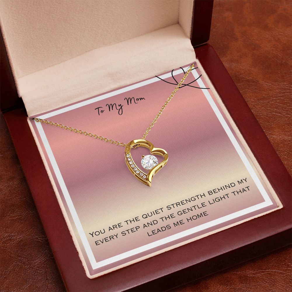 To My Mom Forever Love Necklace