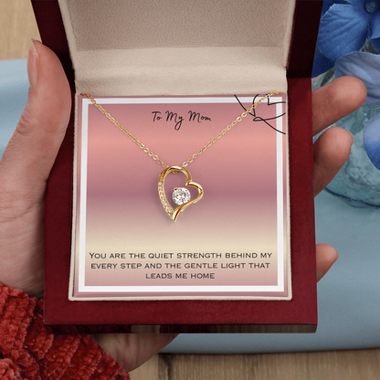 To My Mom Forever Love Necklace
