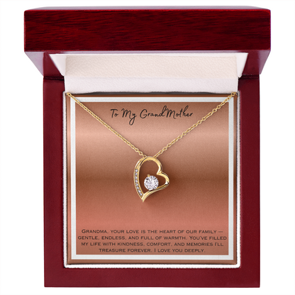 To My Grandmother Forever Love Necklace