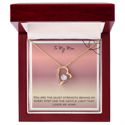 To My Mom Forever Love Necklace