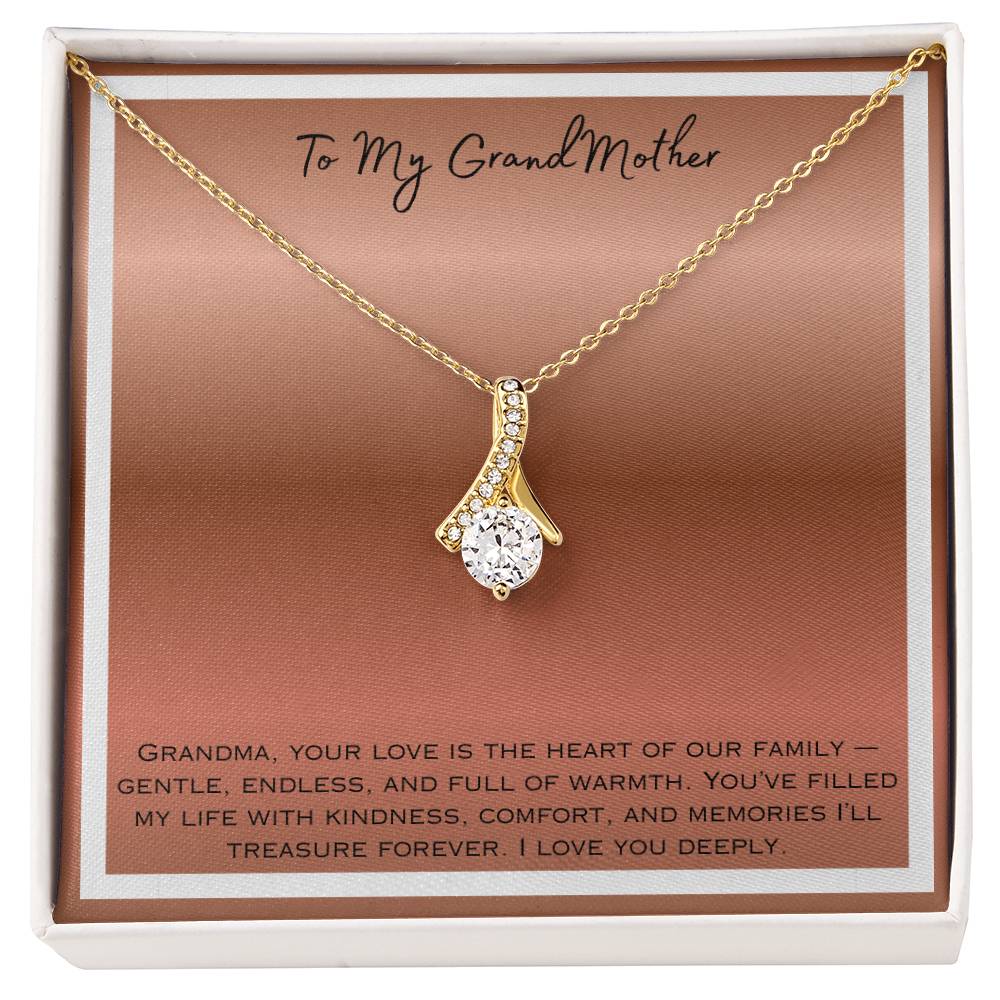 To My Grandmother Alluring Beauty Necklace