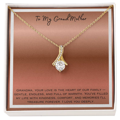 To My Grandmother Alluring Beauty Necklace