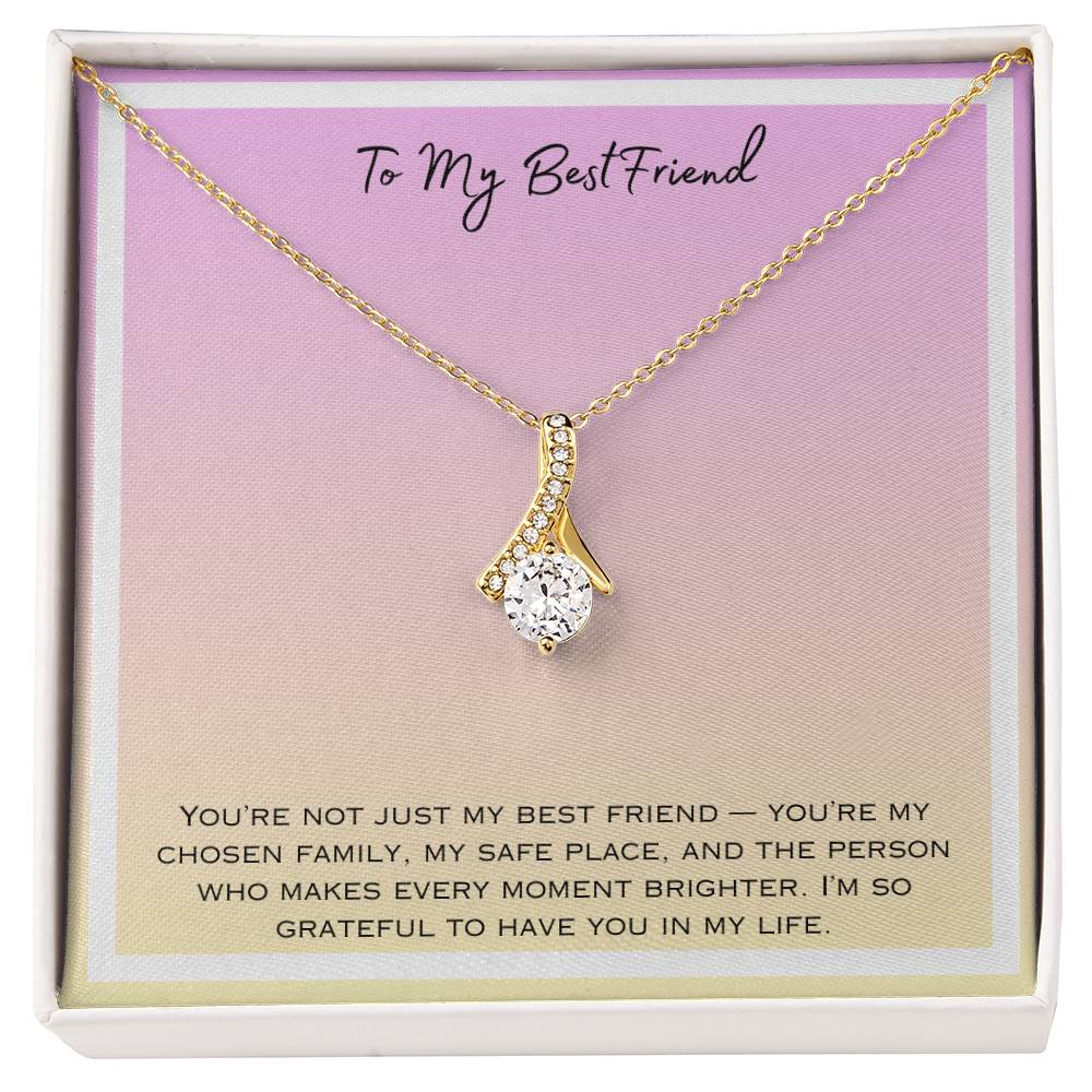 To My Bestfriend Alluring Beauty Necklace