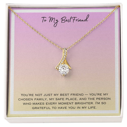 To My Bestfriend Alluring Beauty Necklace