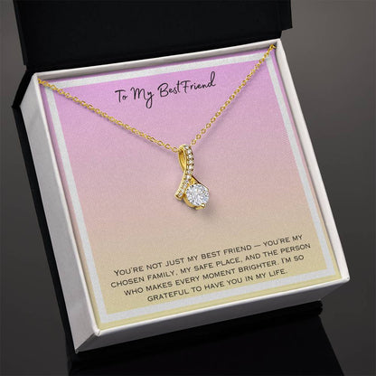 To My Bestfriend Alluring Beauty Necklace