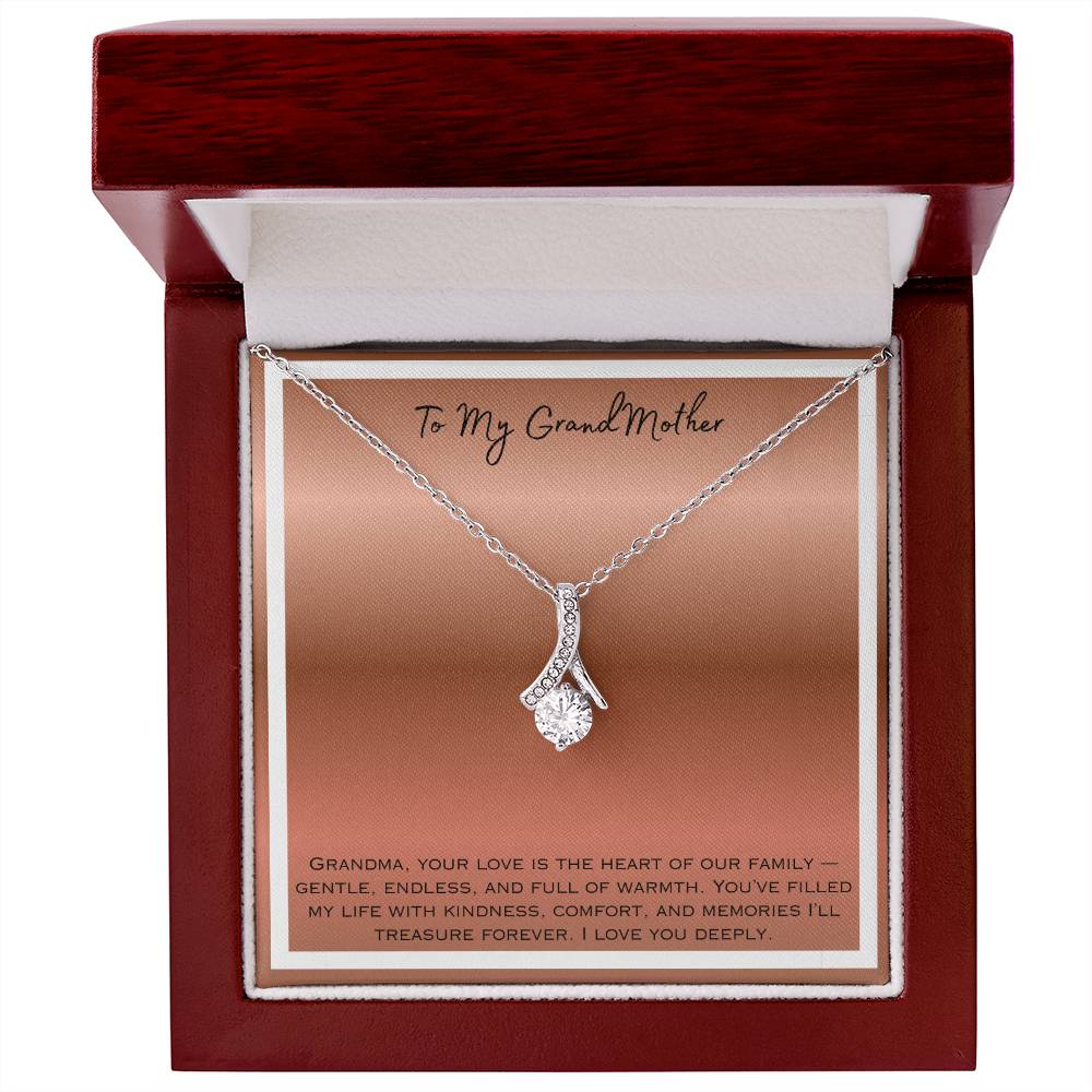 To My Grandmother Alluring Beauty Necklace
