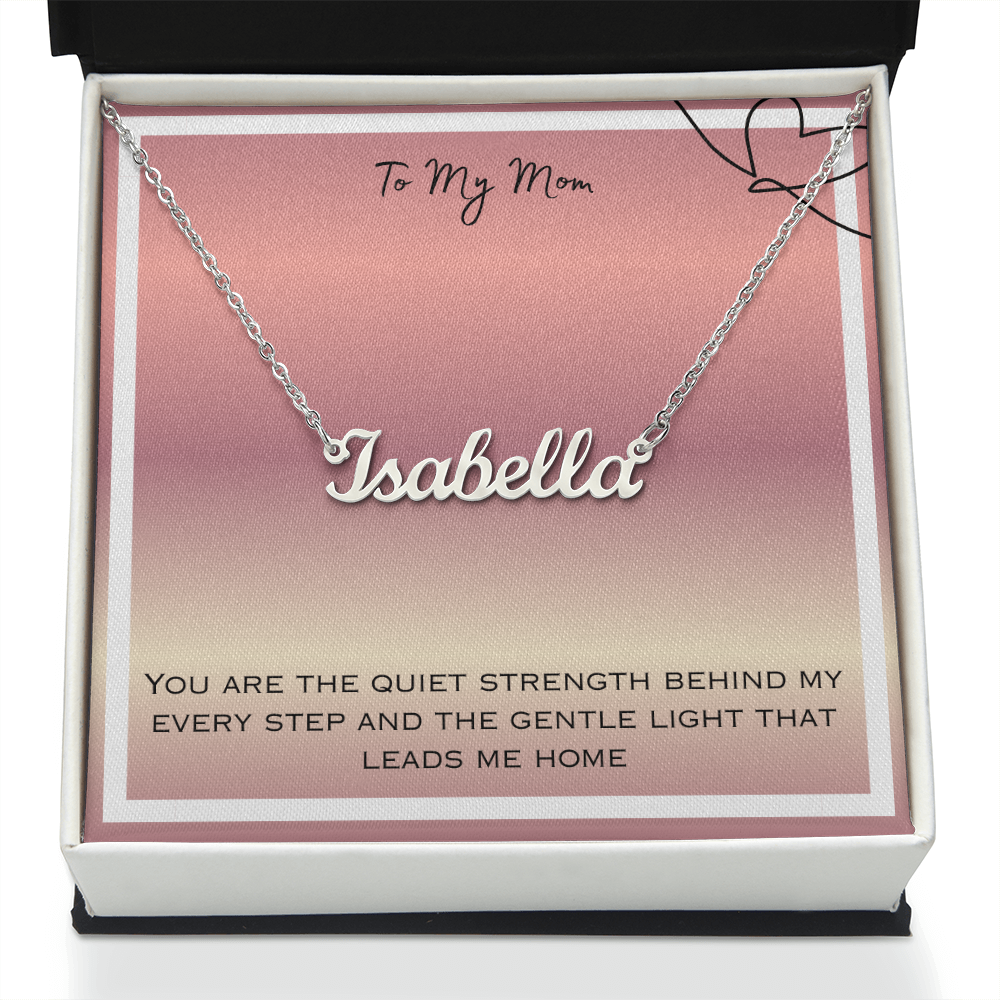 To My Mom Personalized Name Necklace
