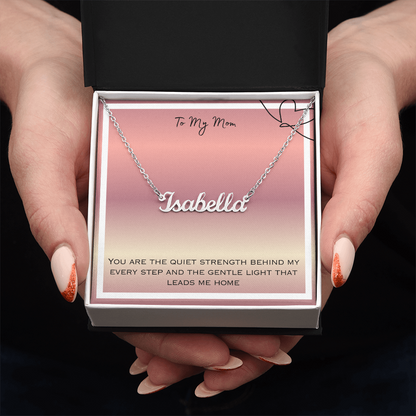 To My Mom Personalized Name Necklace