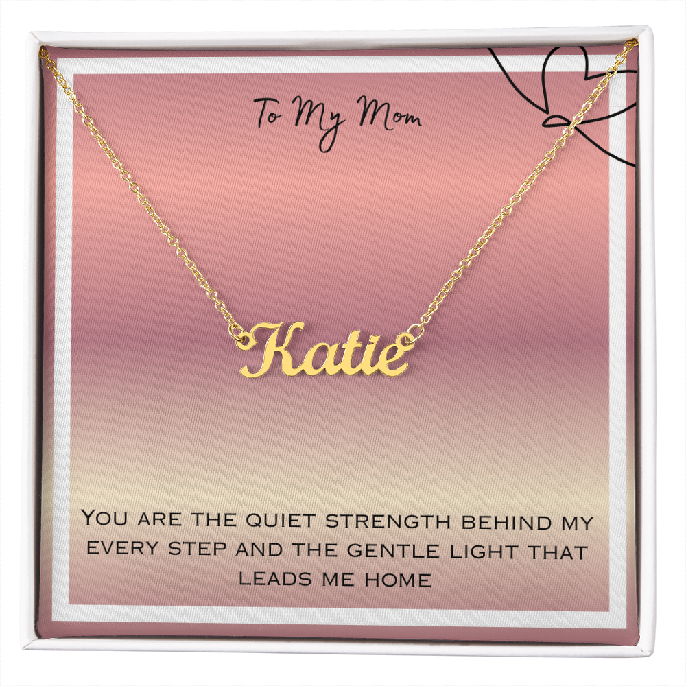 To My Mom Personalized Name Necklace