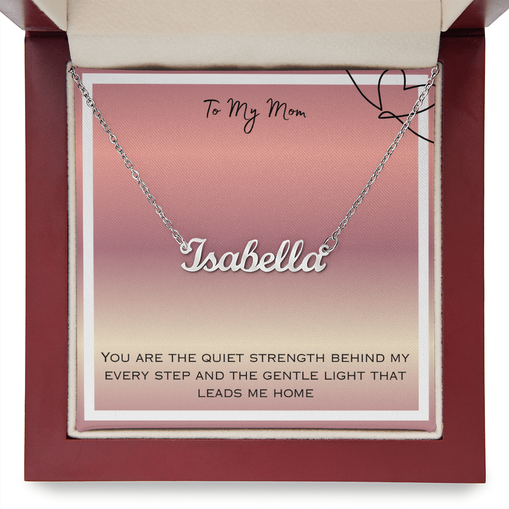 To My Mom Personalized Name Necklace