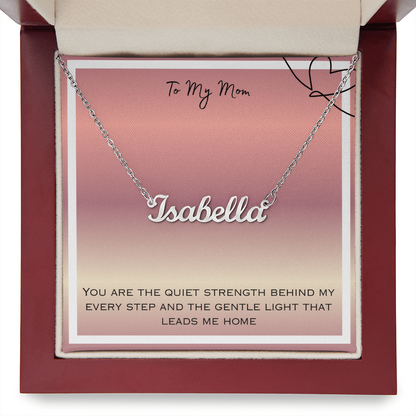 To My Mom Personalized Name Necklace