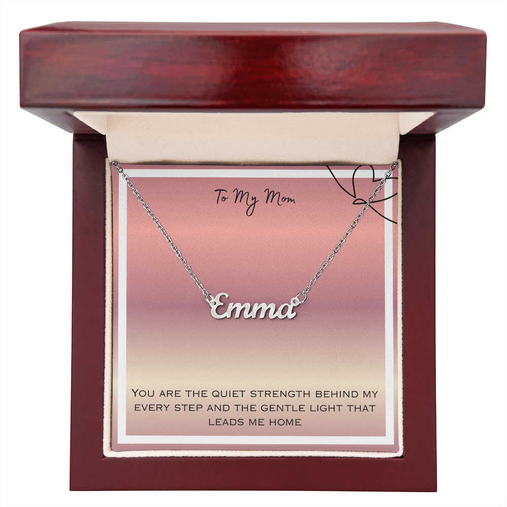 To My Mom Personalized Name Necklace