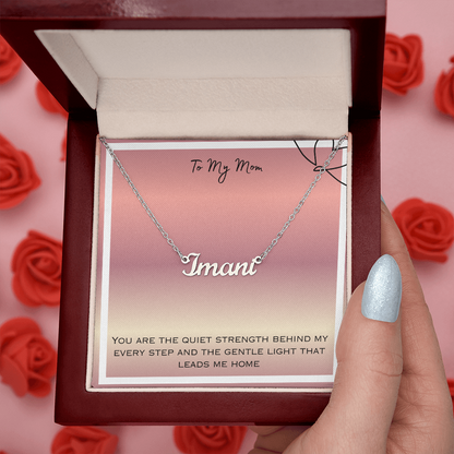 To My Mom Personalized Name Necklace