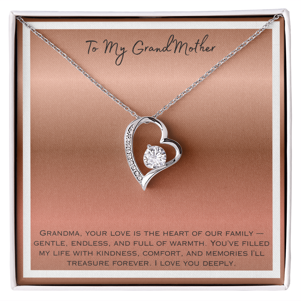To My Grandmother Forever Love Necklace