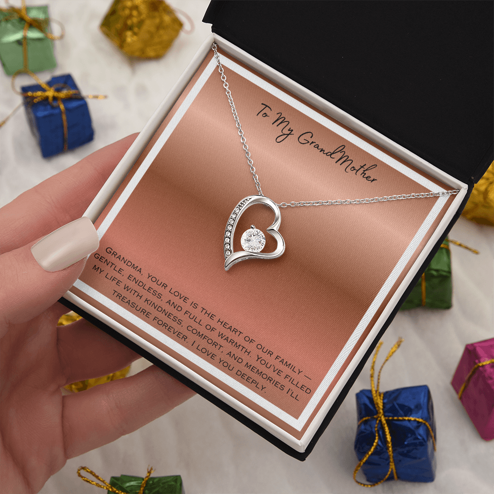 To My Grandmother Forever Love Necklace