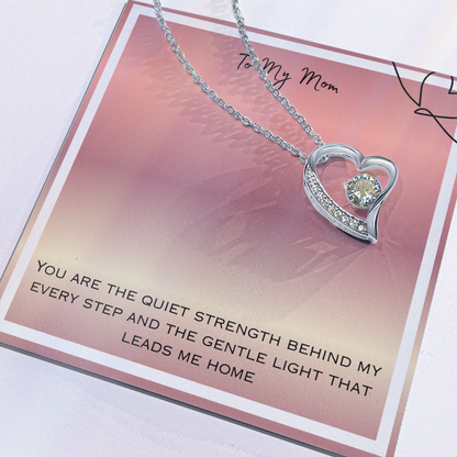 To My Mom Forever Love Necklace