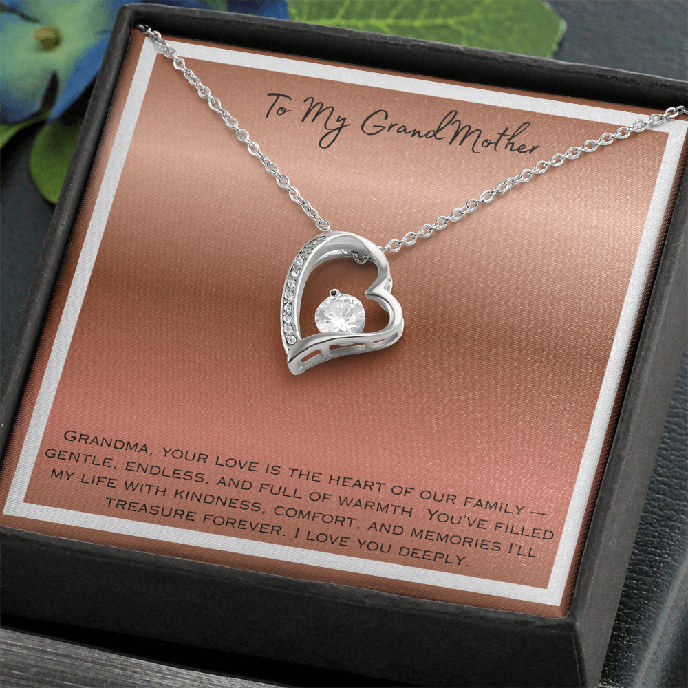 To My Grandmother Forever Love Necklace