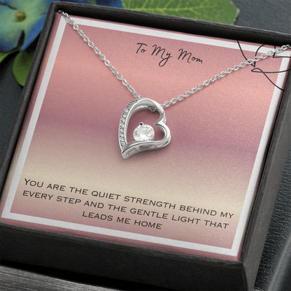 To My Mom Forever Love Necklace