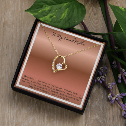 To My Grandmother Forever Love Necklace
