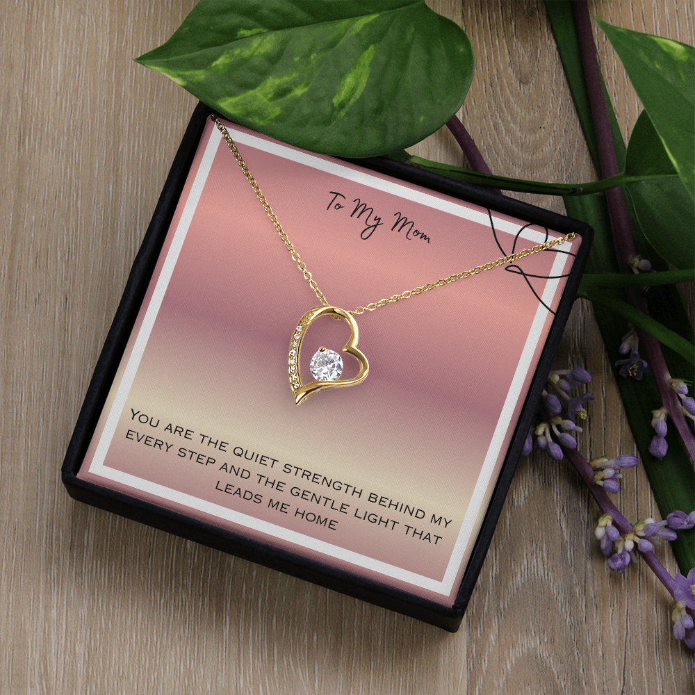 To My Mom Forever Love Necklace