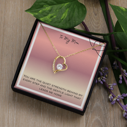 To My Mom Forever Love Necklace
