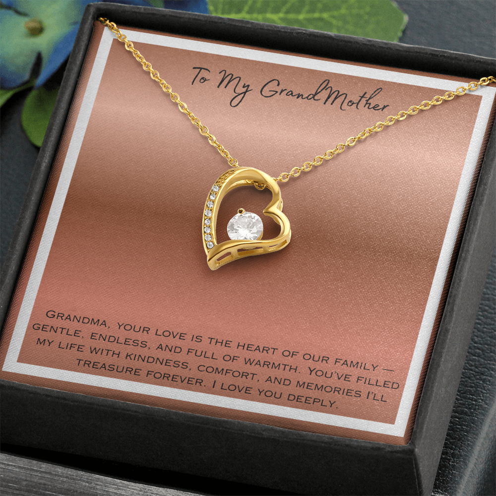 To My Grandmother Forever Love Necklace