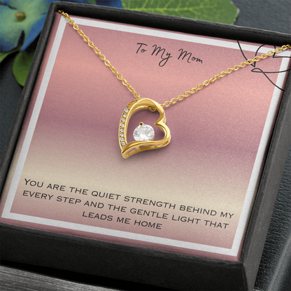 To My Mom Forever Love Necklace